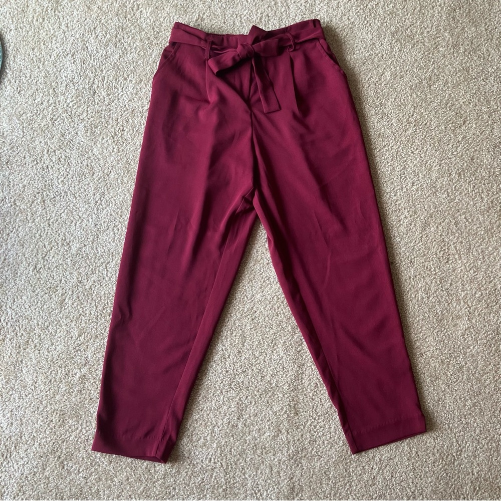 NWT Showpo maroon trousers